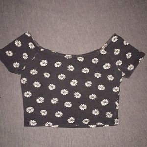 Daisy crop top